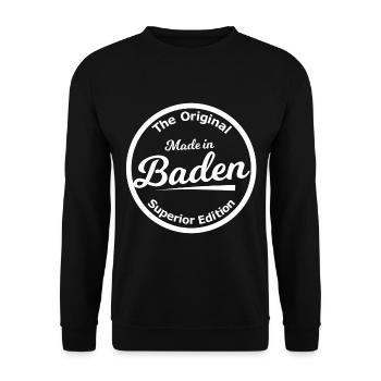 Chez soi dans le Badnerland - Sweat-shirt Unisexe - noir - Devant - Alina (178cm) & Michal (187cm)