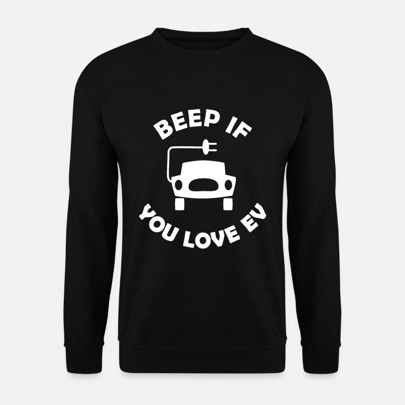 Elektrisch Auto fahren - Unisex Pullover - Schwarz
