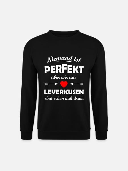 Stadt Leverkusen im Rheinland - Unisex Pullover - Schwarz