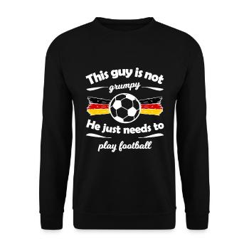 Le miracle du football allemand - Sweat-shirt Unisexe - noir - Devant - Alina (178cm) & Michal (187cm)