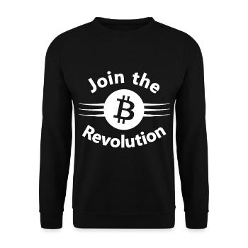 Starte die Revolution - Unisex Pullover - Schwarz - Vorne - Alina (178cm) & Michal (187cm)