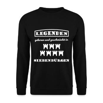 Les légendes de Transylvanie - Sweat-shirt Unisexe - noir - Devant - Alina (178cm) & Michal (187cm)