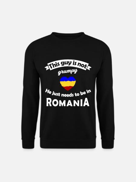 Homesickness for Romania - Unisex Sweatshirt - black
