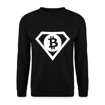 Die Krypto Zukunft ist da - Unisex Pullover - Schwarz - Vorne - Alina (178cm) & Michal (187cm)