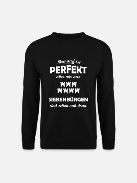 Die Heimat Siebenbürgen - Unisex Pullover - Schwarz