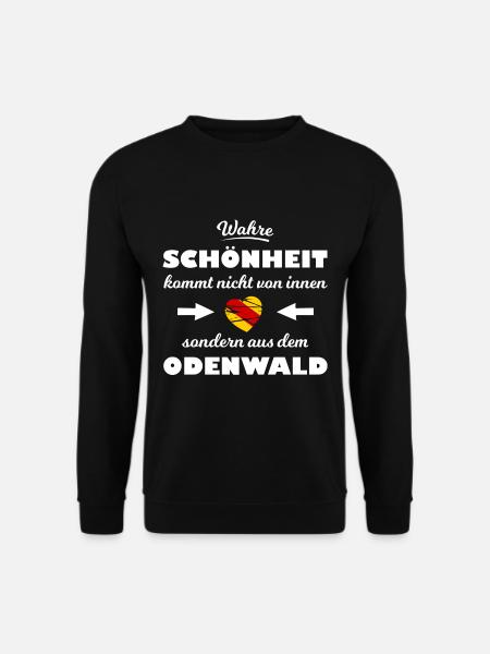 Der schöne Odenwald - Unisex Pullover - Schwarz