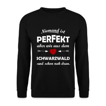 Les garçons de la Forêt-Noire - Sweat-shirt Unisexe - noir - Devant - Alina (178cm) & Michal (187cm)