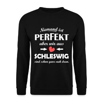Chez soi dans le Schleswig - Sweat-shirt Unisexe - noir - Devant - Alina (178cm) & Michal (187cm)