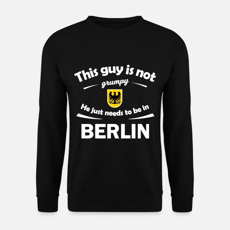 Hometown Berlin in Germany - Unisex Sweatshirt - black