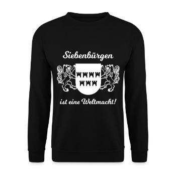 Le beau pays de Transylvanie - Sweat-shirt Unisexe - noir - Devant - Alina (178cm) & Michal (187cm)