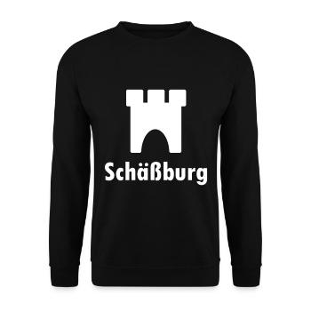 Sighisoara en Transylvanie - Sweat-shirt Unisexe - noir - Devant - Alina (178cm) & Michal (187cm)
