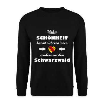 La beauté de la Forêt-Noire - Sweat-shirt Unisexe - noir - Devant - Alina (178cm) & Michal (187cm)