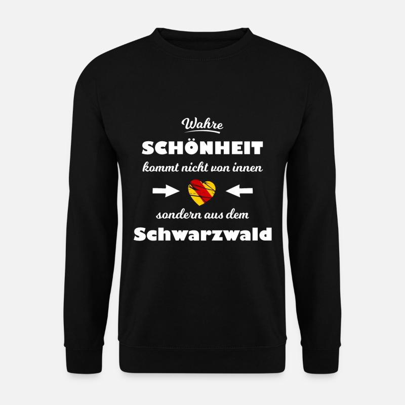 Schönheit aus dem Schwarzwald - Unisex Pullover - Schwarz