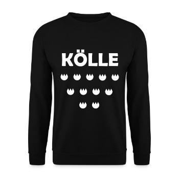 Les supporters de Cologne - Sweat-shirt Unisexe - noir - Devant - Alina (178cm) & Michal (187cm)