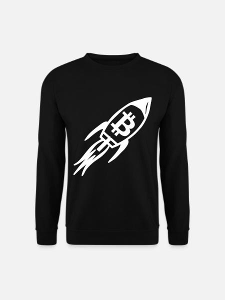 Now Bitcoin is taking off - Unisex Sweatshirt - black