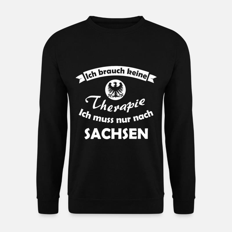 Therapy in Saxony - Unisex Sweatshirt - black
