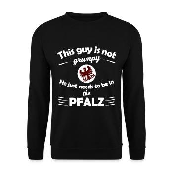 The Palatinates in the south - Unisex Sweatshirt - black - Front - Alina (178cm) & Michal (187cm)
