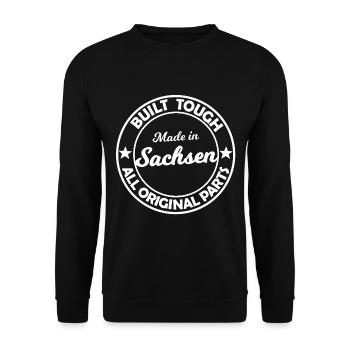 The Saxon Legends - Unisex Sweatshirt - black - Front - Alina (178cm) & Michal (187cm)