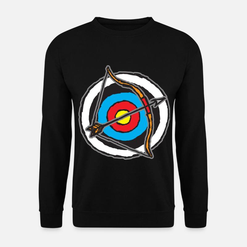 Bow and arrow target archer - Unisex Sweatshirt - black