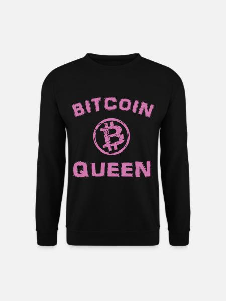 Bitcoin Queen - Unisex Pullover - Schwarz