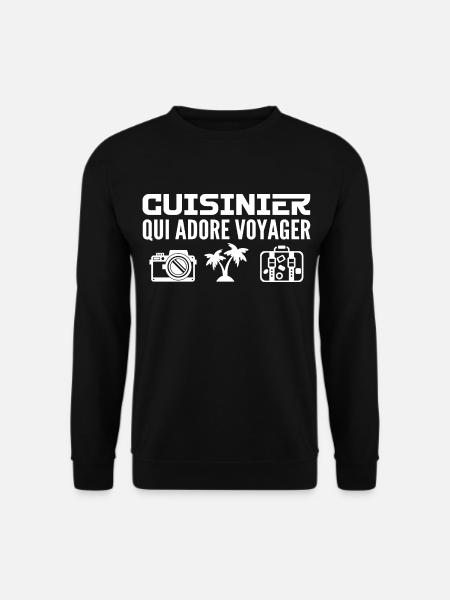 Travellers & Cooks: Passion & Discovery - Unisex Sweatshirt - black