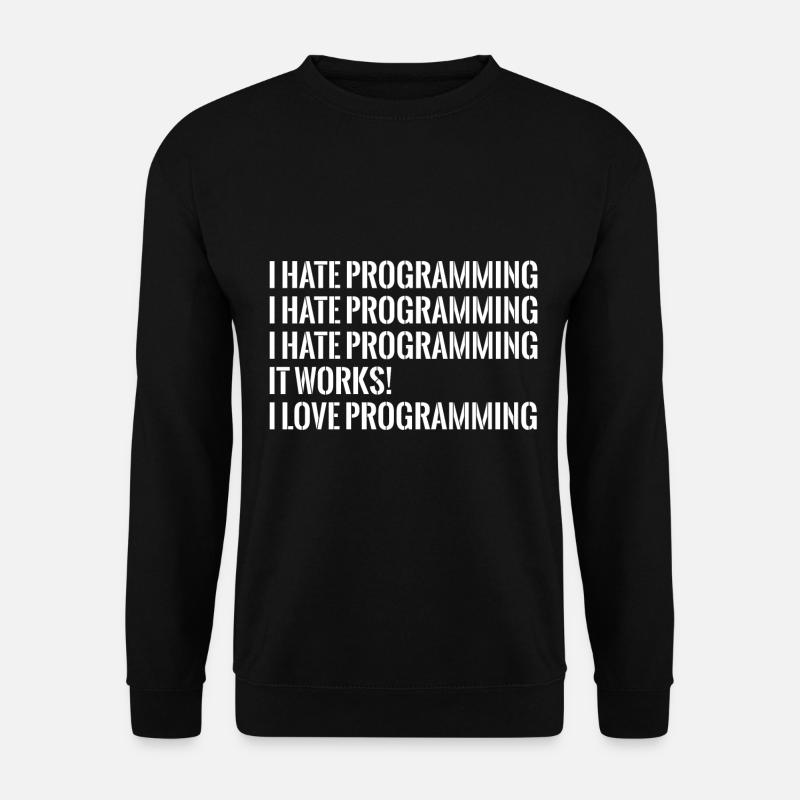 Programmation informatique - Sweat-shirt Unisexe - noir