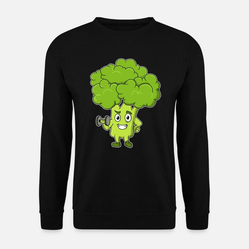 Brokkoli Training - Unisex Pullover - Schwarz