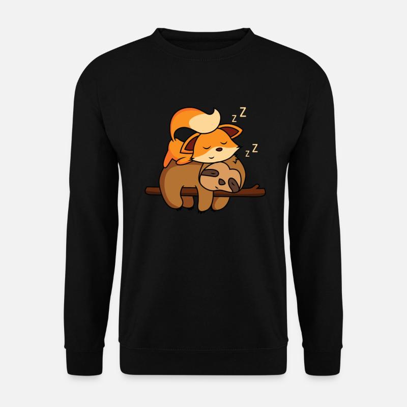 Süßes Fuchs Geschenk - Unisex Pullover - Schwarz