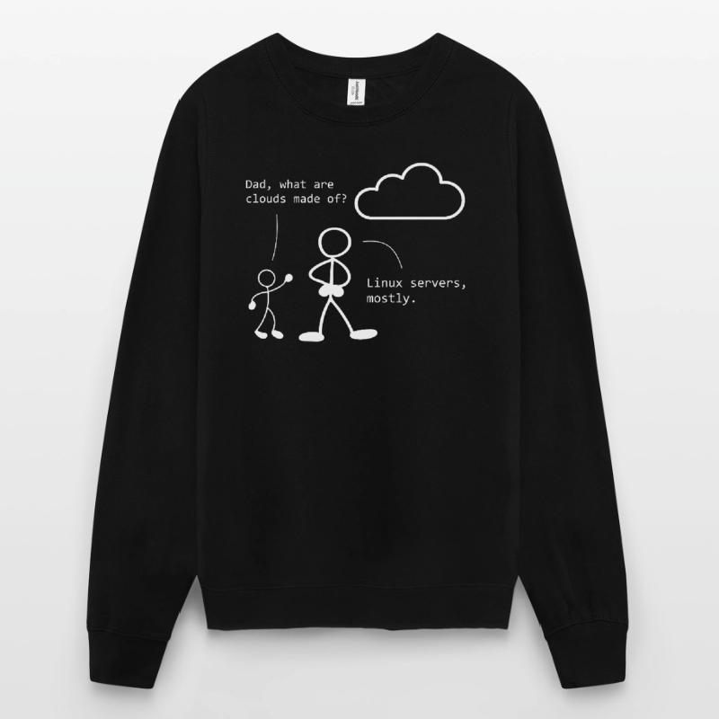 Cloud Witz ITler, programmeur, informaticien Sweat-shirt Unisexe