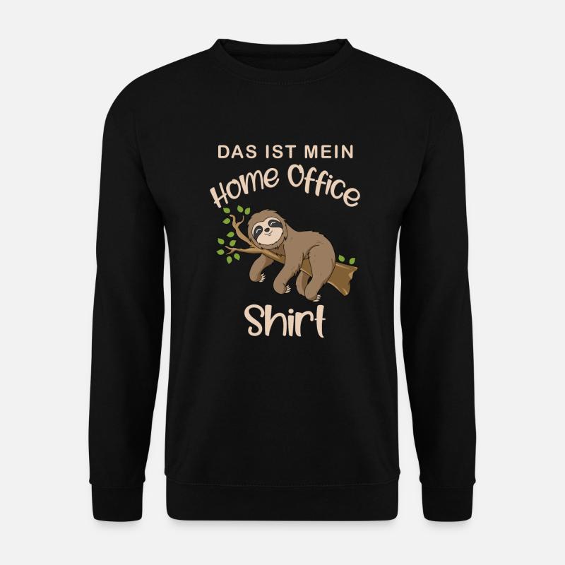 Das ist mein Homeoffice Shirt Spruch Büro Geschenk - Unisex Pullover - Schwarz