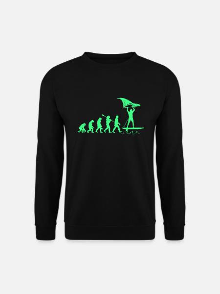 Wing Foil Evolution Singe Homme Foiler Développement - Sweat-shirt Unisexe - noir