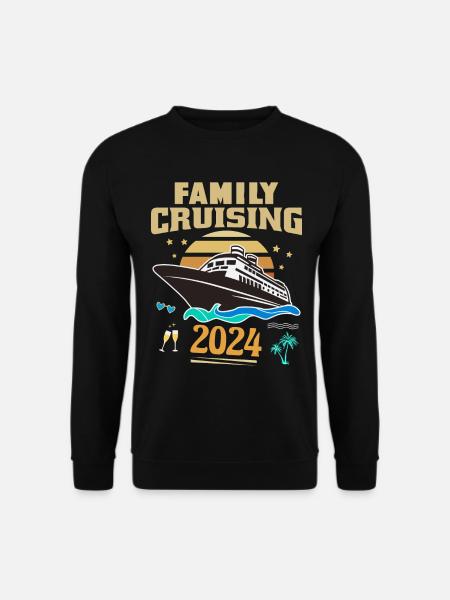 Familien Kreuzfahrt 2024 - Unisex Pullover - Schwarz