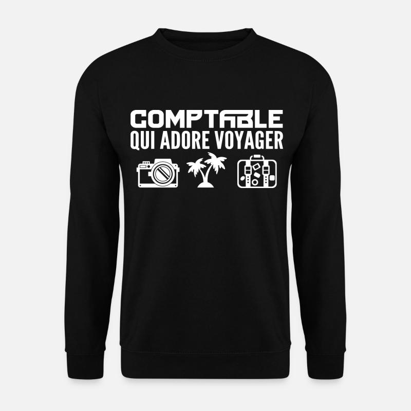 Reisende & Buchhalter: Leidenschaft & Entdeckung - Unisex Pullover - Schwarz