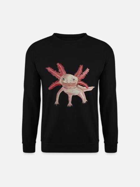 Axolotl Fan Design! Das perfekte Haustier - Unisex Pullover - Schwarz
