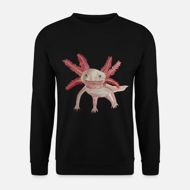 Design Axolotl Fan! L'animal parfait - Sweat-shirt Unisexe - noir