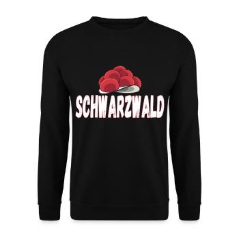 Bollenhut Schwarzwald für Kinder, Frauen und - Unisex Pullover - Schwarz - Vorne - Alina (178cm) & Michal (187cm)