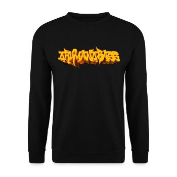 DRUM AND BASS - Unisex Pullover - Schwarz - Vorne - Alina (178cm) & Michal (187cm)