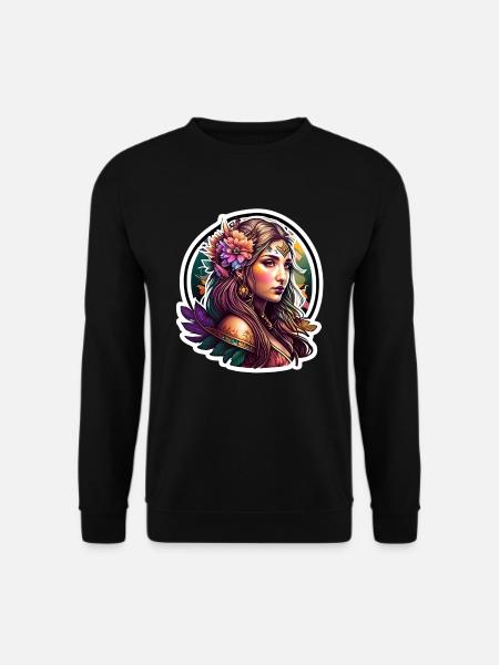 Fille elfe - Sweat-shirt Unisexe - noir