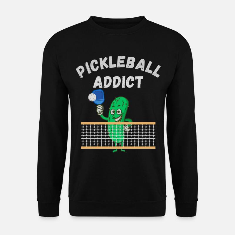 Pickleball Addict - Unisex Sweatshirt - black