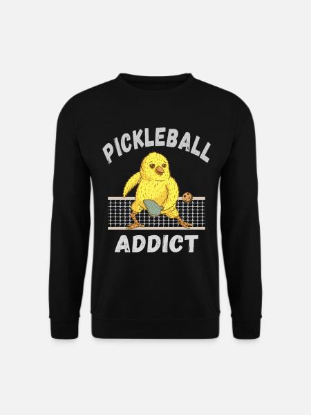 Pickleball Süchtig - Unisex Pullover - Schwarz