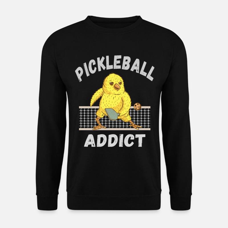 Pickleball Süchtig - Unisex Pullover - Schwarz