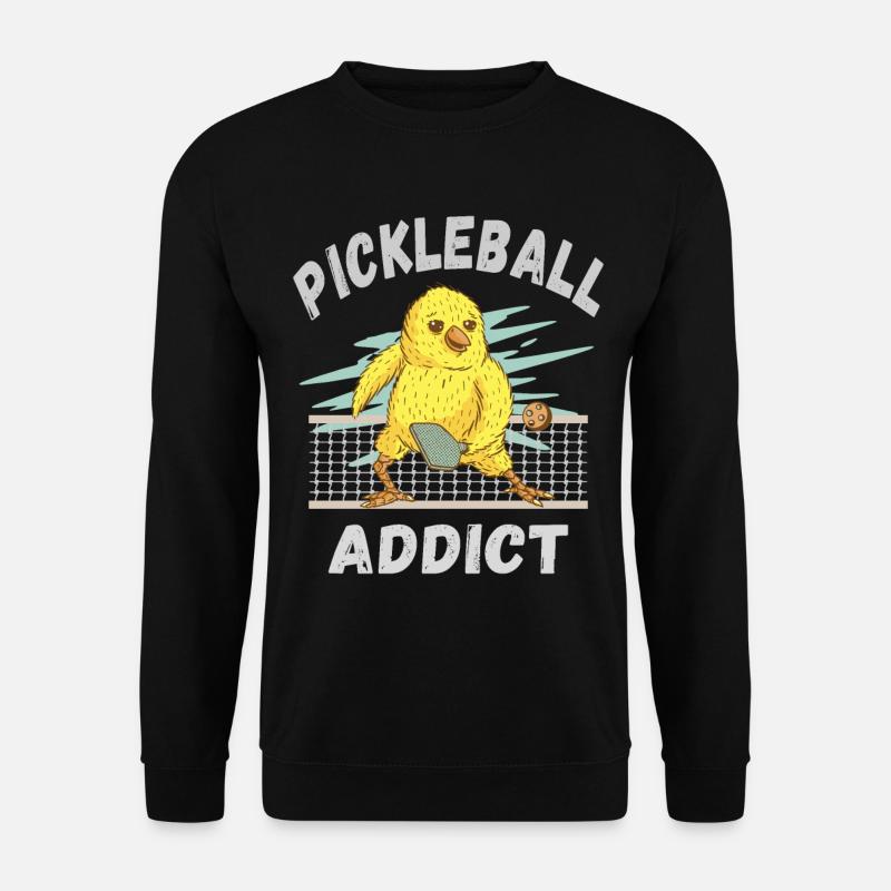 Pickleball Addict - Unisex Sweatshirt - black