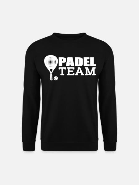 Padel-Mannschaft - Unisex Pullover - Schwarz