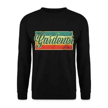 Gärtner - Unisex Pullover - Schwarz - Vorne - Alina (178cm) & Michal (187cm)