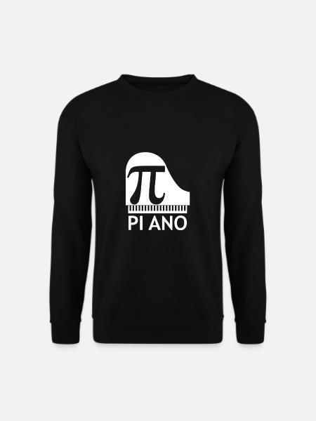 Pi ano - Unisex Sweatshirt - black