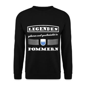Légendes de Poméranie - Sweat-shirt Unisexe - noir - Devant - Alina (178cm) & Michal (187cm)