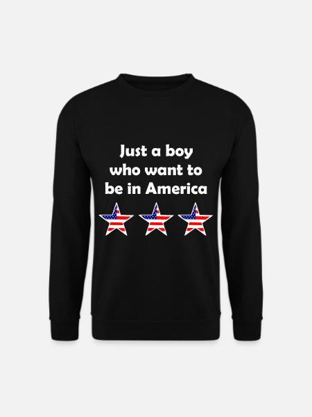 Chez nous aux États-Unis - Sweat-shirt Unisexe - noir