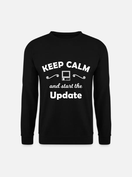 Computer update - Unisex Sweatshirt - black