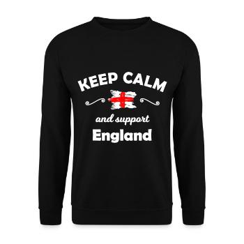 Les fans de football anglais - Sweat-shirt Unisexe - noir - Devant - Alina (178cm) & Michal (187cm)