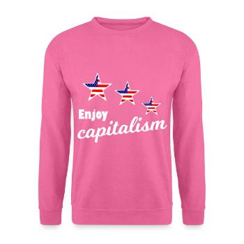 Profitez du capitalisme - Sweat-shirt Unisexe - rose - Devant